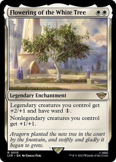 Flowering of the White Tree (Universes Beyond: The Lord of the Rings: Tales of Middle-earth) Near Mint Foil