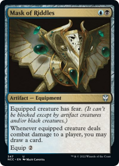 Mask of Riddles (Commander: Streets of New Capenna) Light Play