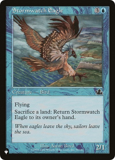 Stormwatch Eagle (The List) Light Play