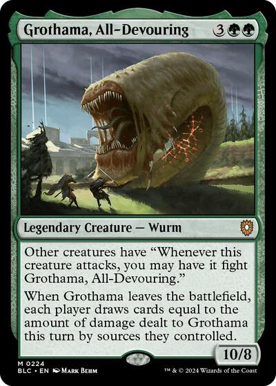Grothama, All-Devouring (Commander: Bloomburrow) Light Play