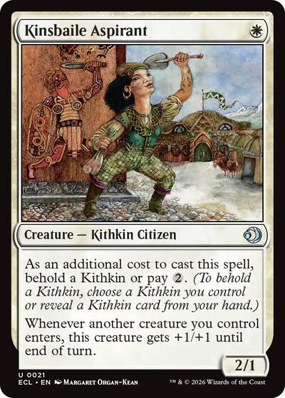 Kinsbaile Aspirant (Lorwyn Eclipsed) Near Mint Foil