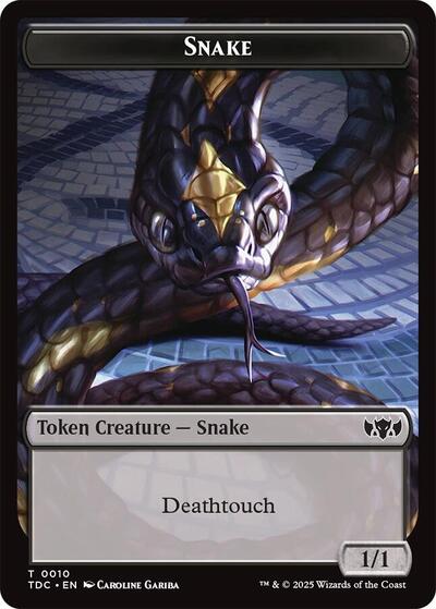 Snake / Myr Double-Sided Token (Commander: Tarkir: Dragonstorm) Near Mint