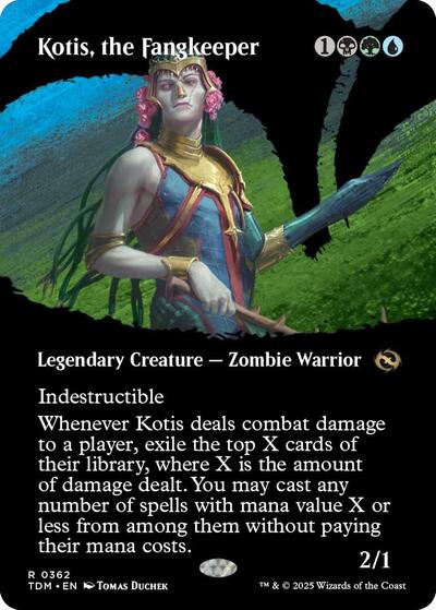 Kotis, the Fangkeeper (Borderless) (Tarkir: Dragonstorm) Near Mint
