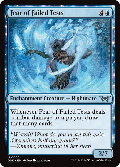 Fear of Failed Tests (Duskmourn: House of Horror) Near Mint