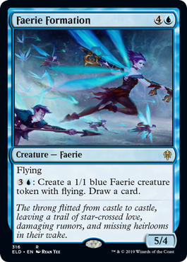 Faerie Formation (Throne of Eldraine) Light Play