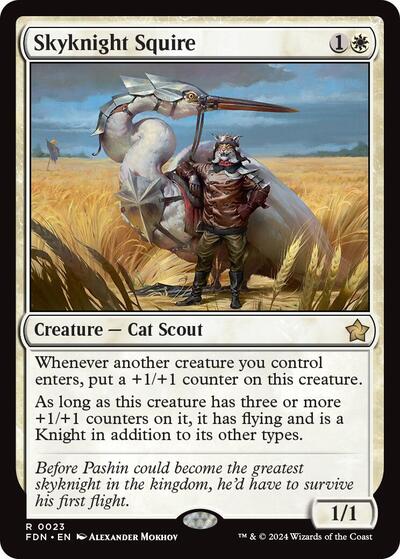 Skyknight Squire (Foundations) Near Mint