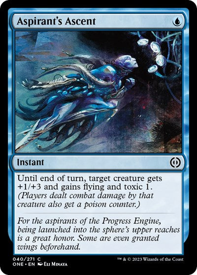 Aspirant's Ascent (Phyrexia: All Will Be One) Light Play Foil