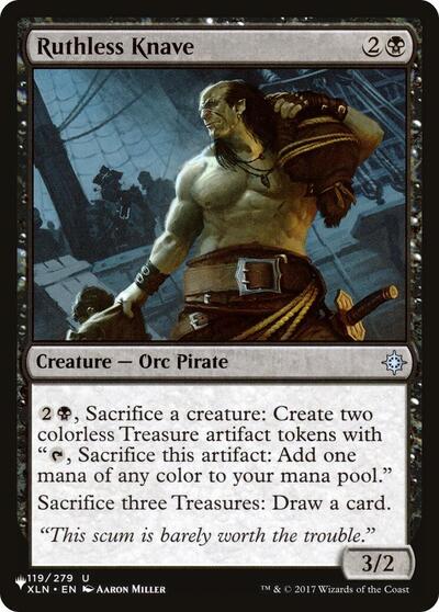 Ruthless Knave (The List) Near Mint
