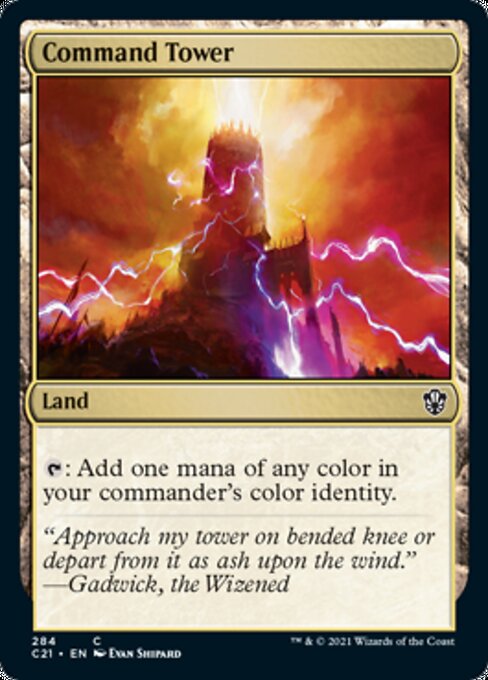 Command Tower (Commander 2021 Strixhaven) Light Play