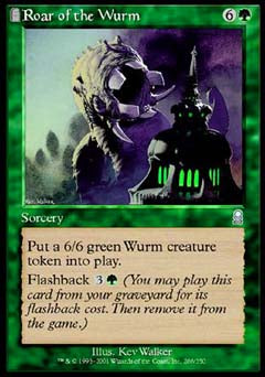Roar of the Wurm (Odyssey) Light Play