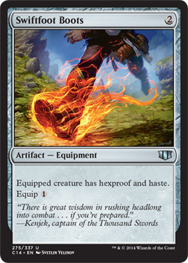 Swiftfoot Boots (Commander 2014 Edition) Light Play