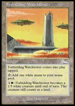 Forbidding Watchtower (Urza's Legacy) Light Play