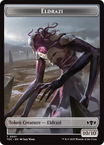 Eldrazi / Citizen Double-Sided Token (Commander: Tarkir: Dragonstorm) Near Mint