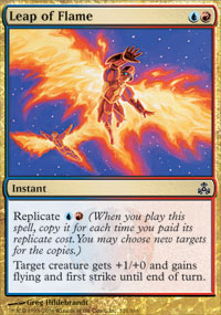 Leap of Flame (Guildpact) Light Play