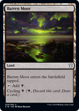 Barren Moor (Commander 2019) Light Play