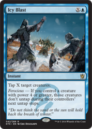 Icy blast (Khans of Tarkir) Light Play