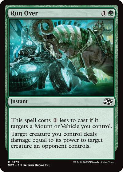 Run Over (Aetherdrift) Near Mint Foil
