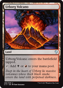 Urborg Volcano (Commander 2017) Light Play