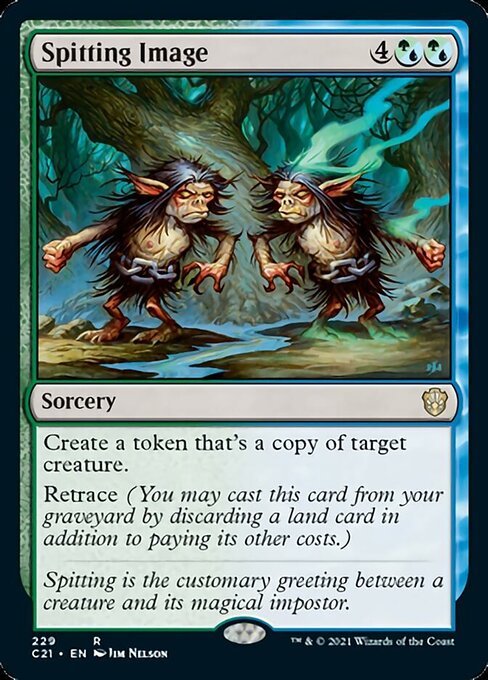 Spitting Image (Commander 2021 Strixhaven) Light Play