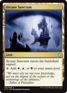 Arcane Sanctum (Commander 2017) Light Play