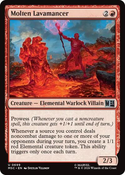 Molten Lavamancer (Commander: Marvel Super Heroes) Near Mint