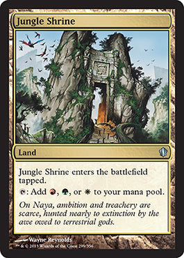 Jungle Shrine (Commander 2013 Edition) Light Play