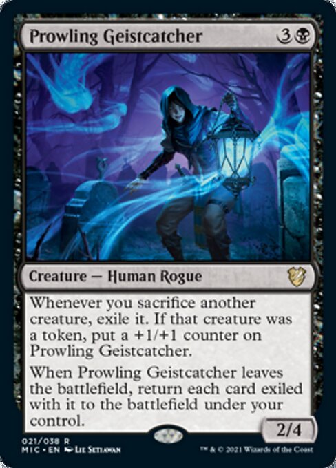 Prowling Geistcatcher (Commander 2021 Midnight Hunt) Light Play