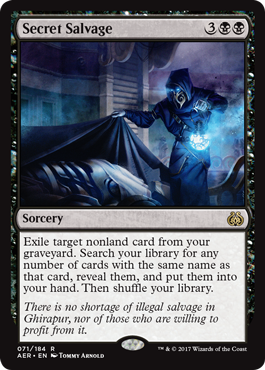 Secret Salvage (Aether Revolt) Light Play