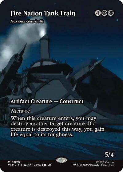 Fire Nation Tank Train - Noxious Gearhulk (Borderless) (Avatar: The Last Airbender: Eternal-Legal) Near Mint