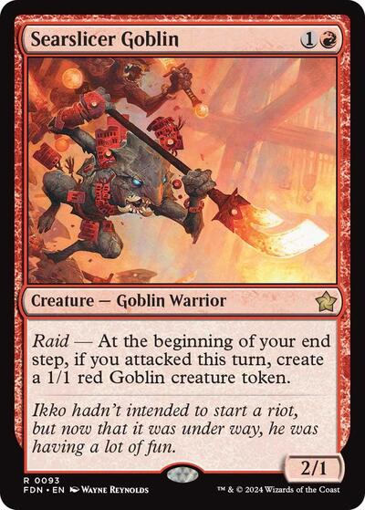 Searslicer Goblin (Foundations) Light Play