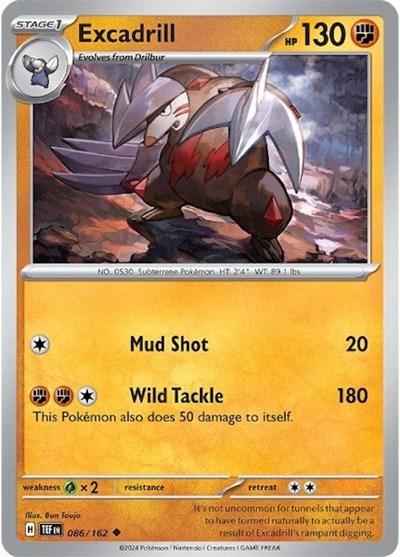 Excadrill - 086 (SV05: Temporal Forces) Near Mint