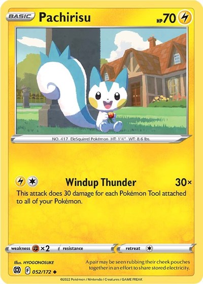 Pachirisu (SWSH09: Brilliant Stars) Near Mint