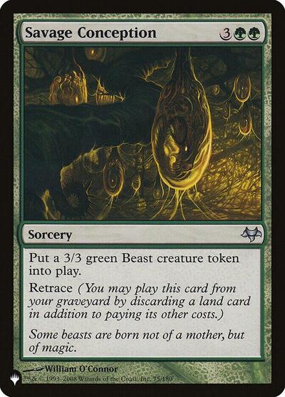 Savage Conception (The List) Near Mint
