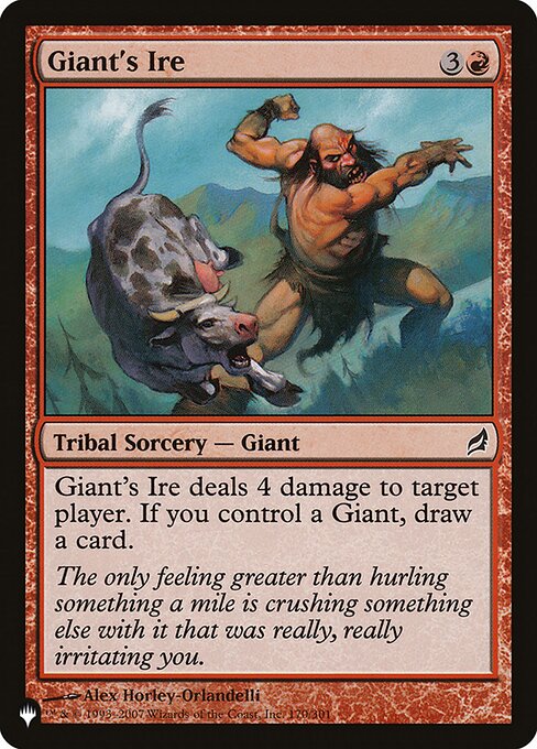Giant's Ire (The List) Light Play