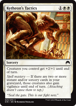 Kytheon's Tactics (Magic Origins) Light Play Foil