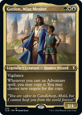 Gorion, Wise Mentor (Etched Foil) (Commander Legends: Battle for Baldur's Gate) Near Mint Foil