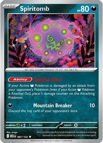Spiritomb - 087 (ME01: Mega Evolution) Near Mint