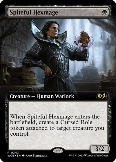 Spiteful Hexmage (Extended Art) (Wilds of Eldraine) Near Mint