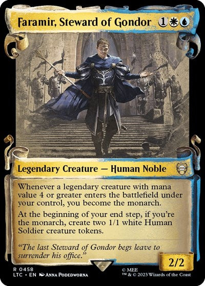 Faramir, Steward of Gondor (Showcase Scrolls) (Commander: The Lord of the Rings: Tales of Middle-earth) Light Play