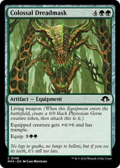 Colossal Dreadmask (Modern Horizons 3) Light Play Foil