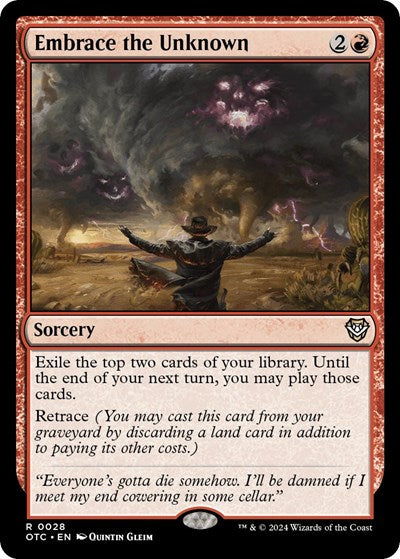 Embrace the Unknown (Commander: Outlaws of Thunder Junction) Near Mint
