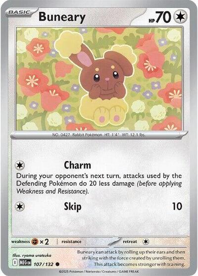 Buneary (ME01: Mega Evolution) Near Mint Reverse Holofoil