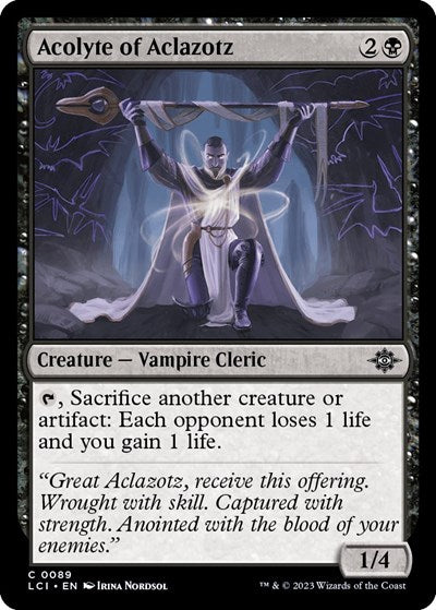 Acolyte of Aclazotz (The Lost Caverns of Ixalan) Near Mint