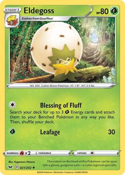 Eldegoss (SWSH01: Sword & Shield Base Set) Near Mint