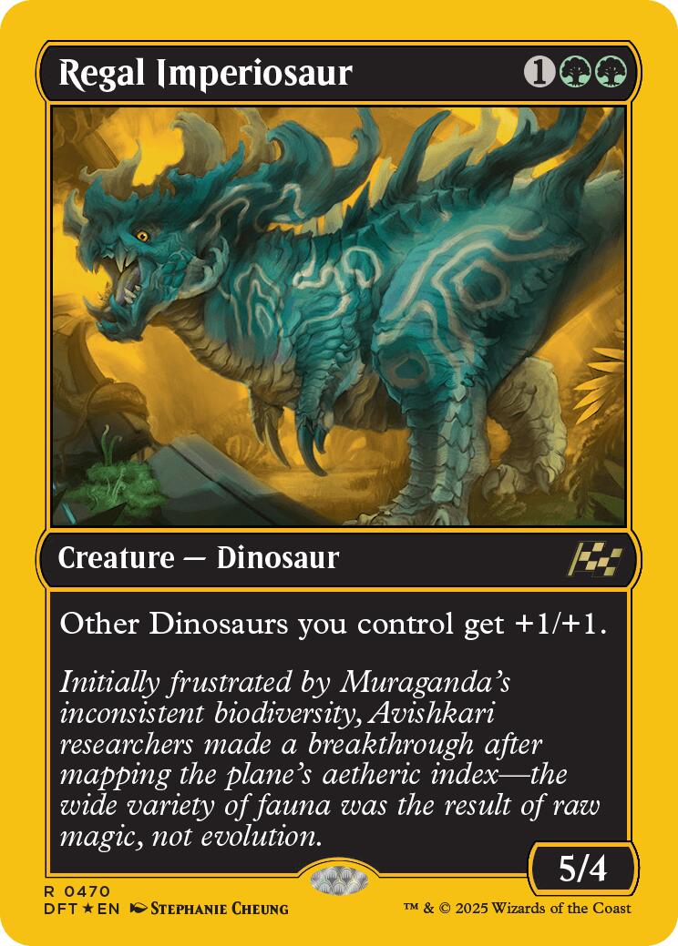 Regal Imperiosaur (First-Place Foil)