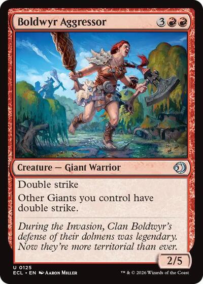 Boldwyr Aggressor (Lorwyn Eclipsed) Near Mint Foil