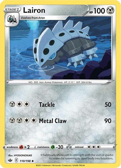 Lairon (SWSH06: Chilling Reign) Near Mint