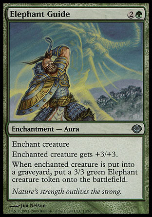 Elephant Guide (Duel Decks: Garruk vs Liliana) Light Play