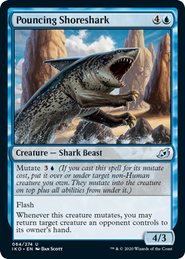 Pouncing Shoreshark (Ikoria: Lair of Behemoths) Light Play Foil