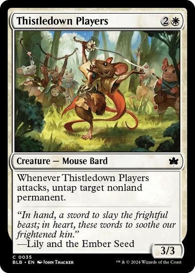 Thistledown Players (Bloomburrow) Near Mint Foil